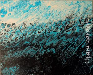 abstract ocean waves